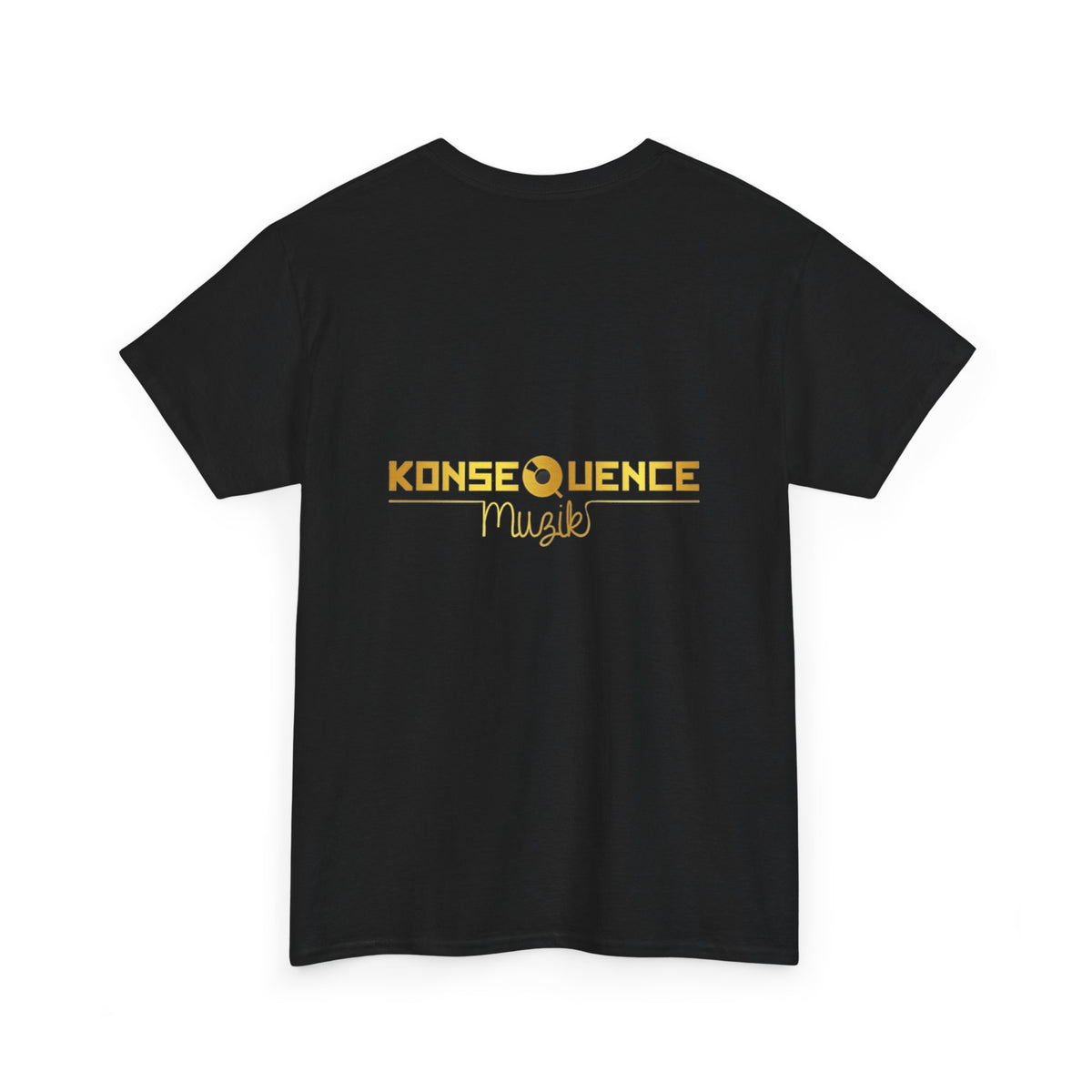 Konsequence Muzik — Gold Logo T-Shirt