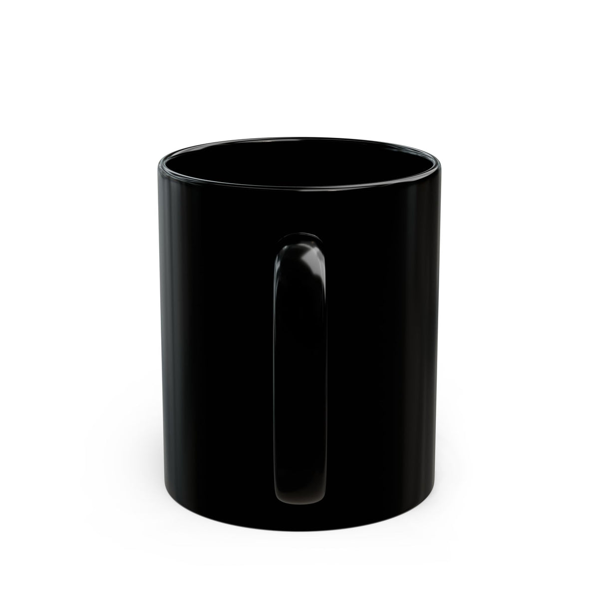 Konsequence Muzik — Gold Logo Mug (Black, 11oz)