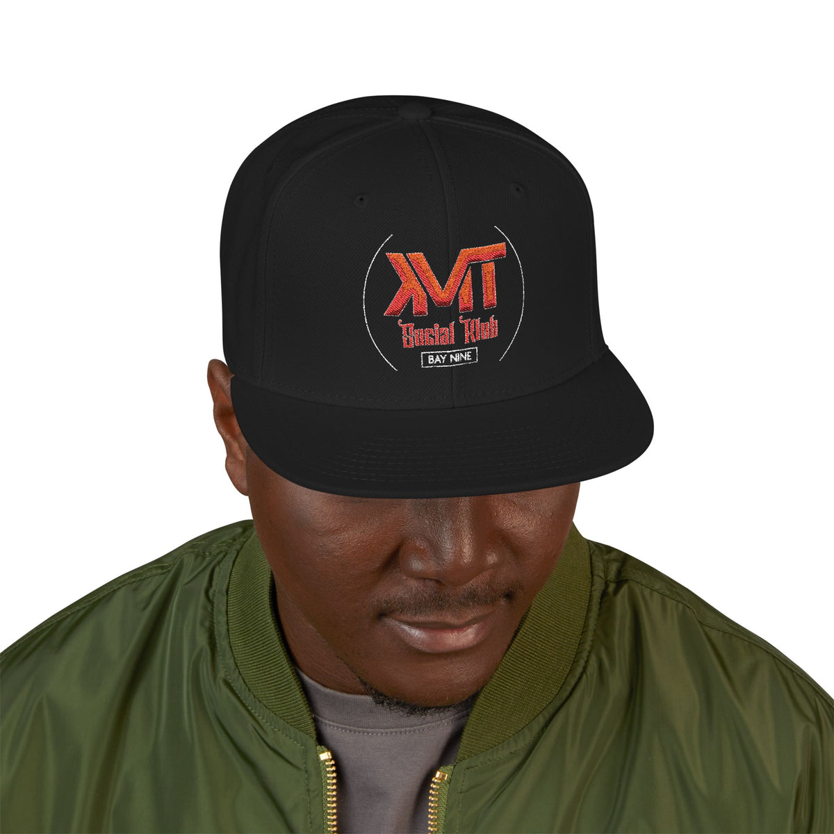 KMT Social Klub Red Logo — Snapback (Black)