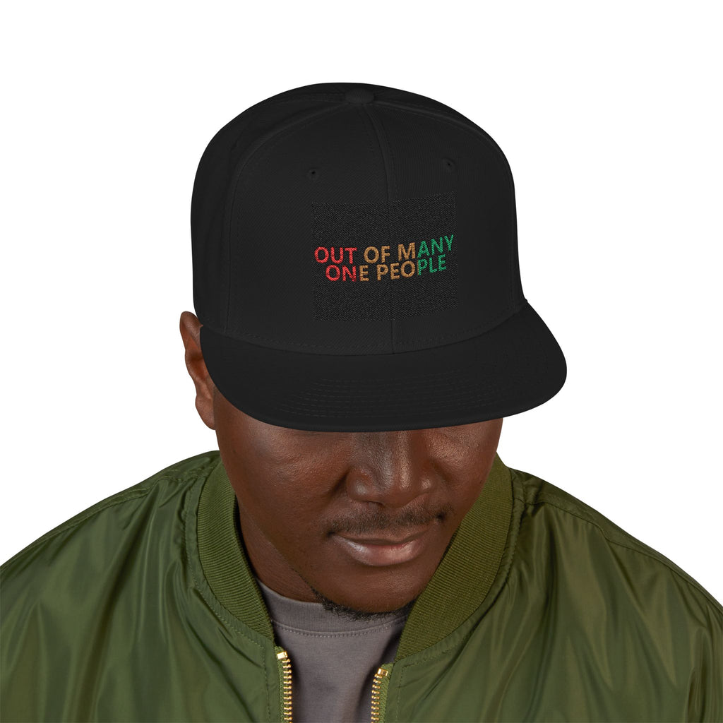 Out of Many One People — Snapback (Black)