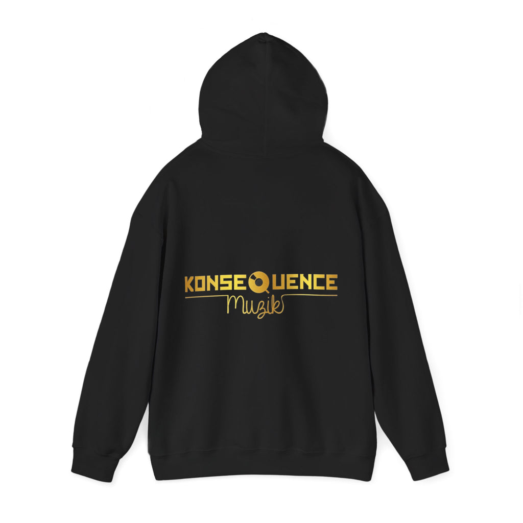 Konsequence Muzik — Gold Logo Hoodie
