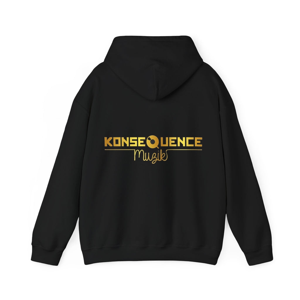 Konsequence Muzik — Gold Logo Hoodie