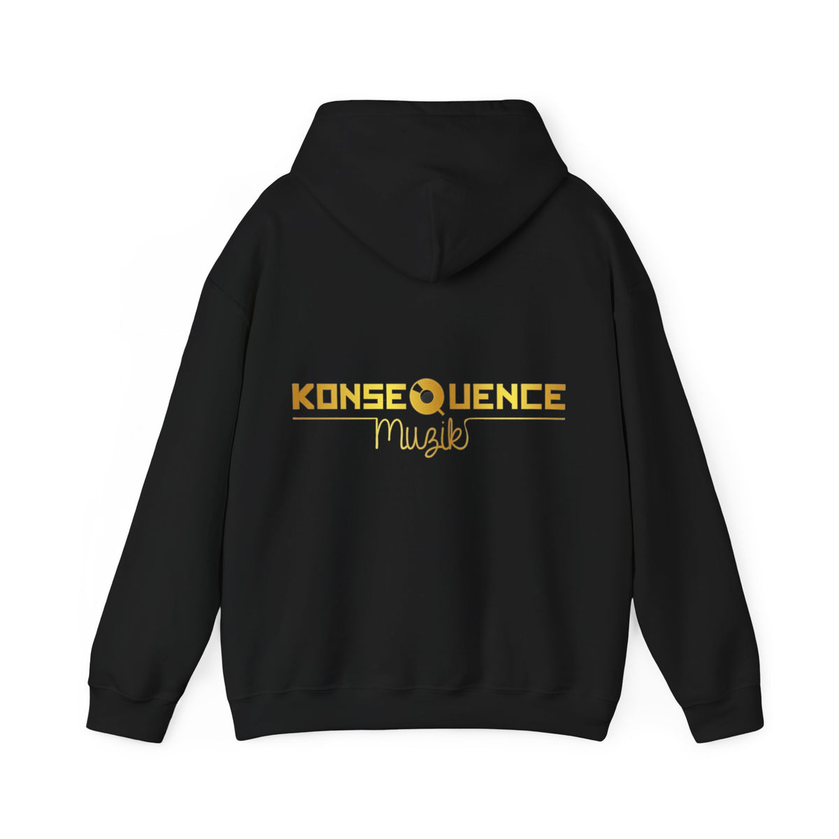 Konsequence Muzik — Gold Logo Hoodie