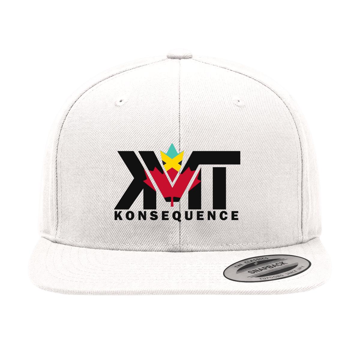 KMT — Jamaica Canada Snapback (White) — YP Classics 6089M front view