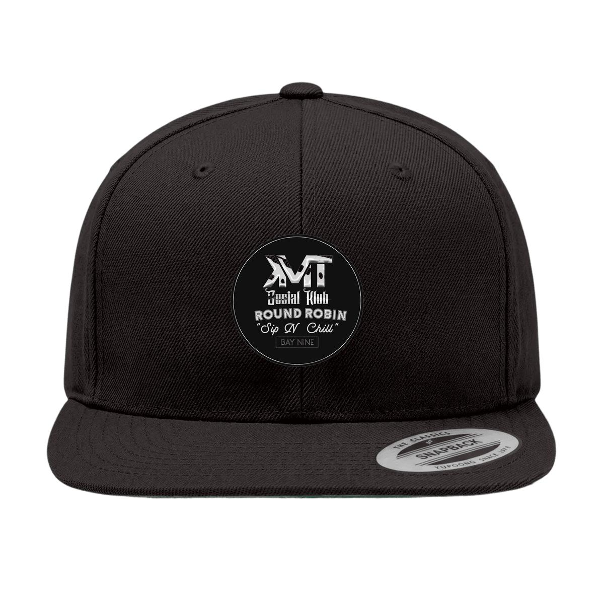 KMT Social Klub Round Robin — Snapback (Black) — YP Classics 6089M front view